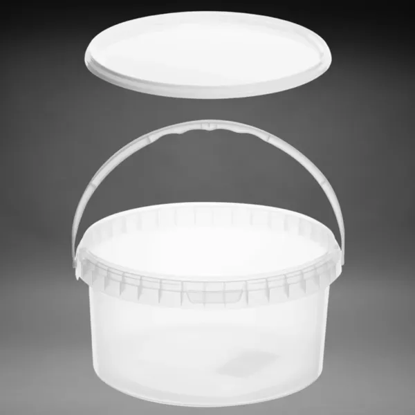 Deckel für Rundeimer 3,3l natur