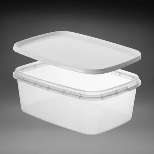 Rechteckschale 1200 ml transparent